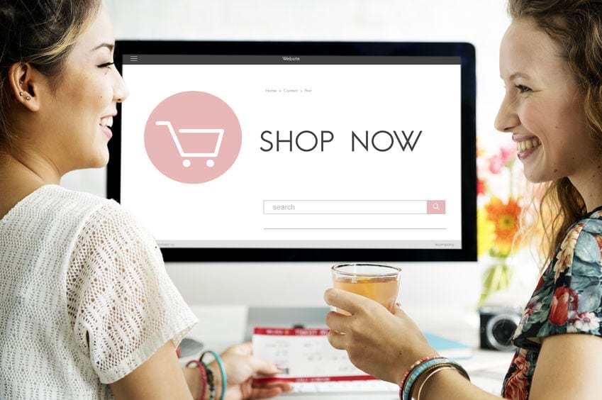 E-commerce Shop Online Homepage Sale Concept