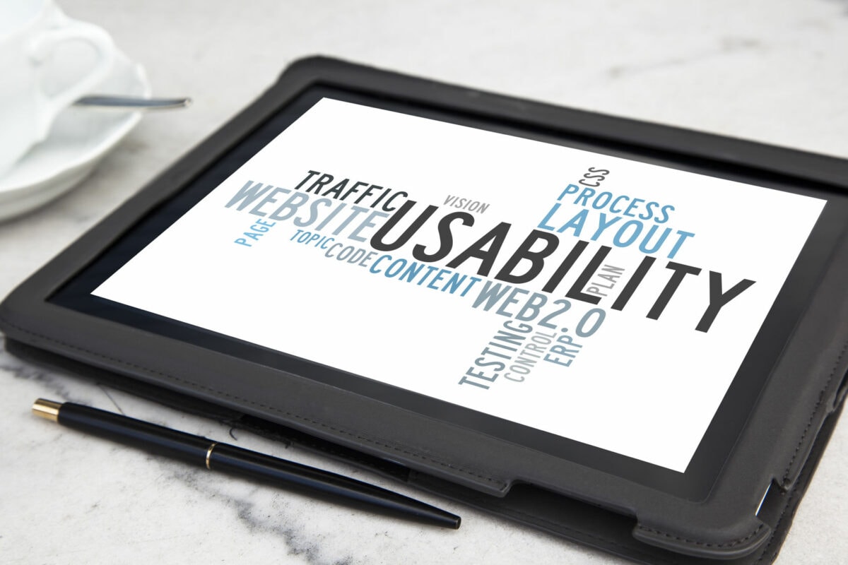 Usability Testing Word Collage on Tablet Screen